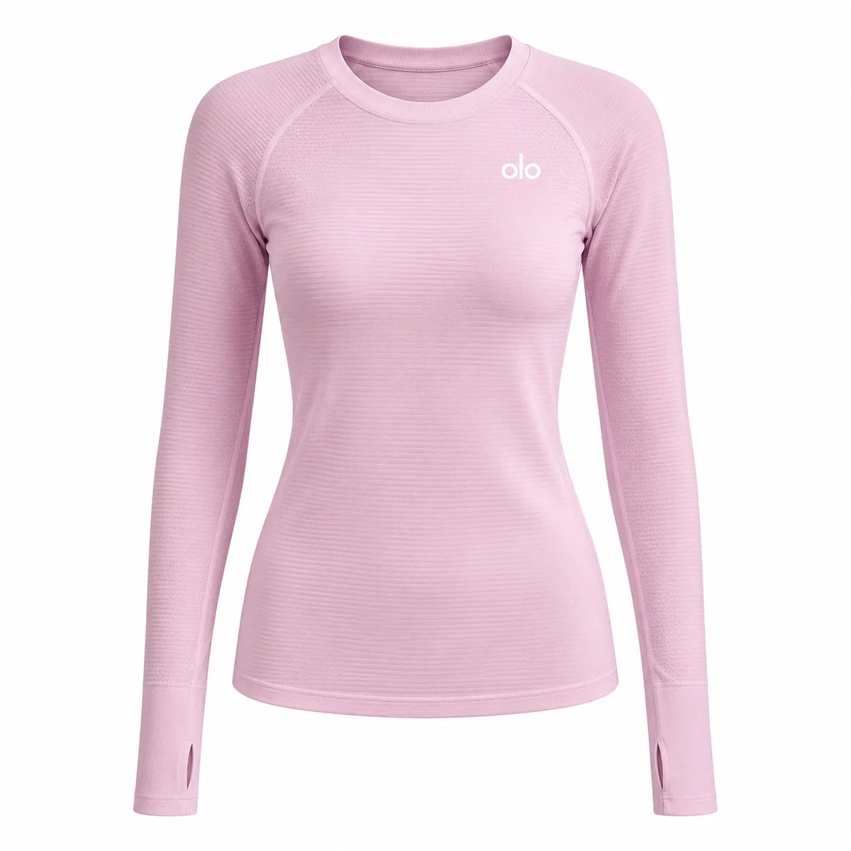 Textured Long-Sleeve Training Top