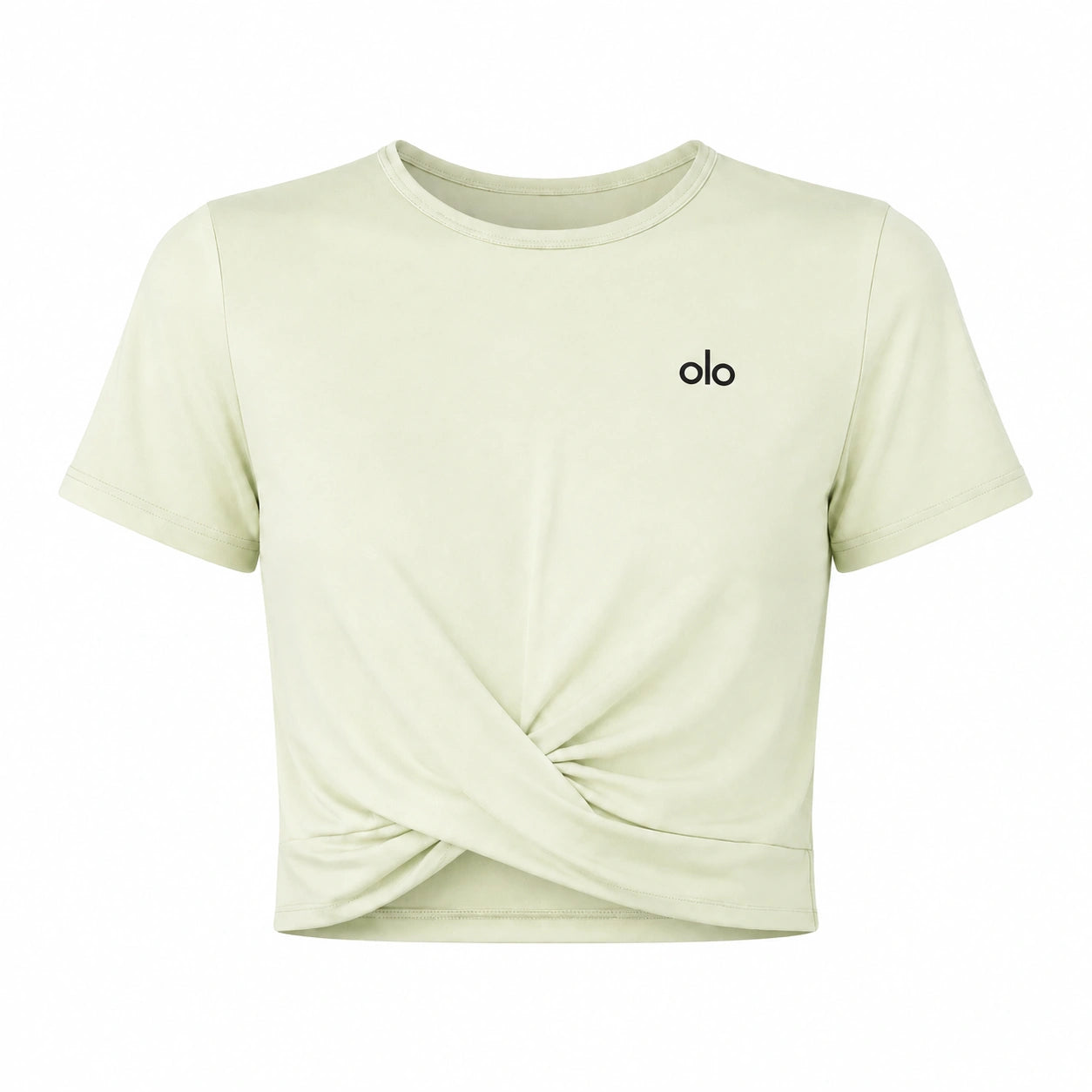 Twist-Front Cropped Tee