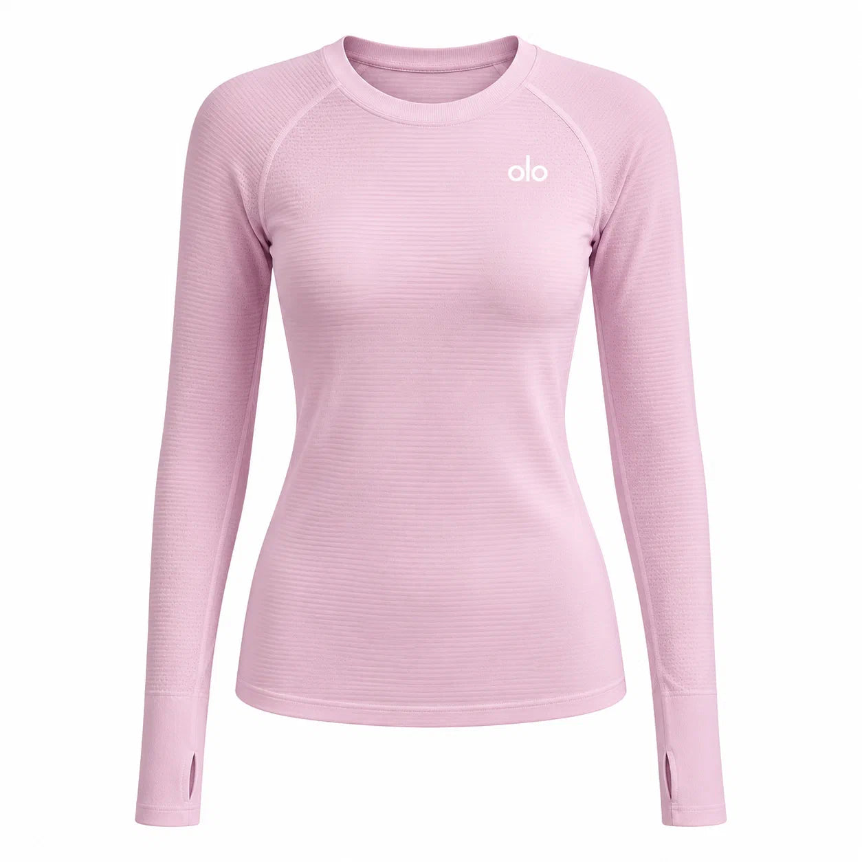 Textured Long-Sleeve Training Top