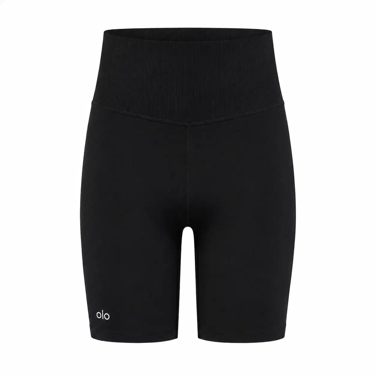 High-Waist Logo Biker Shorts