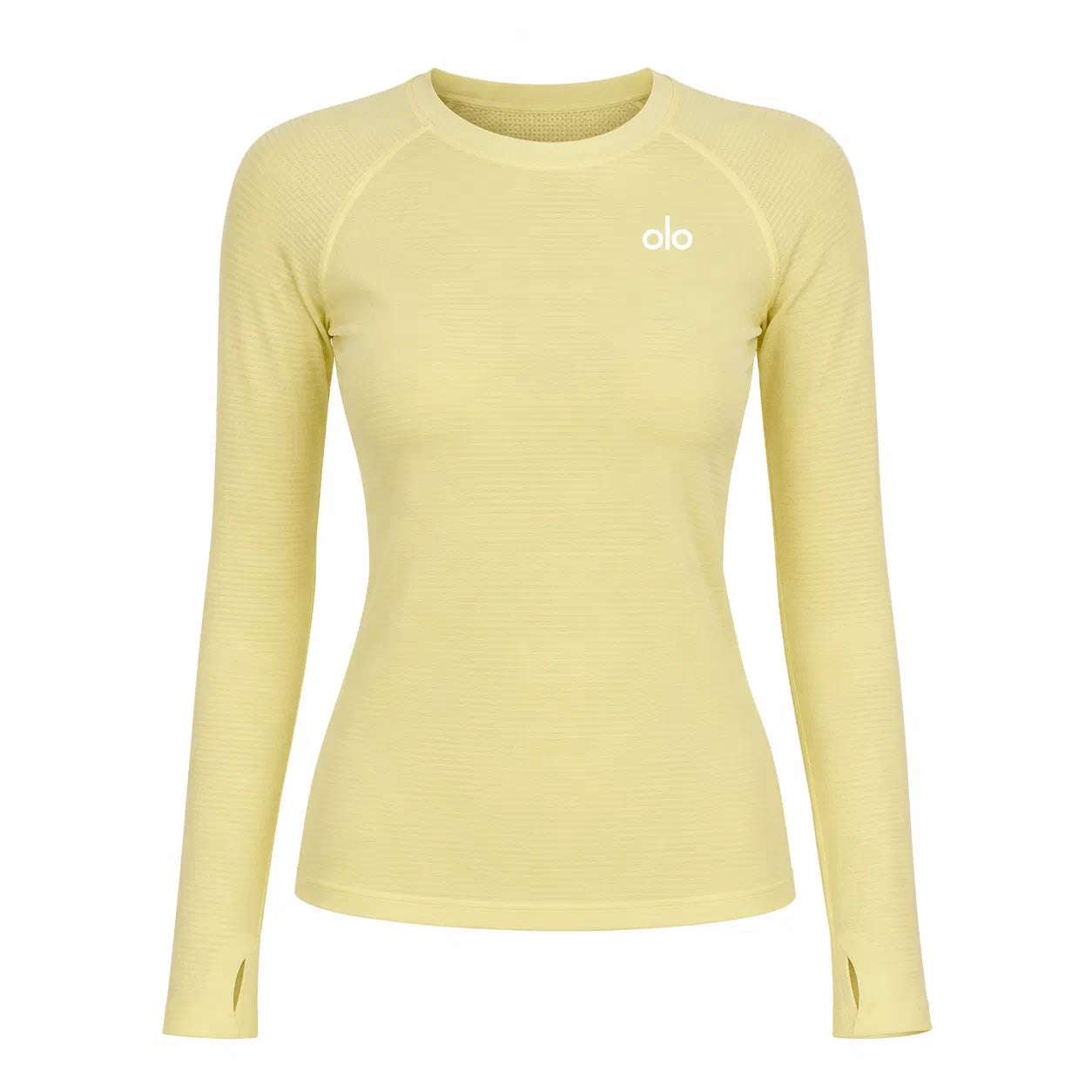 Textured Long-Sleeve Training Top