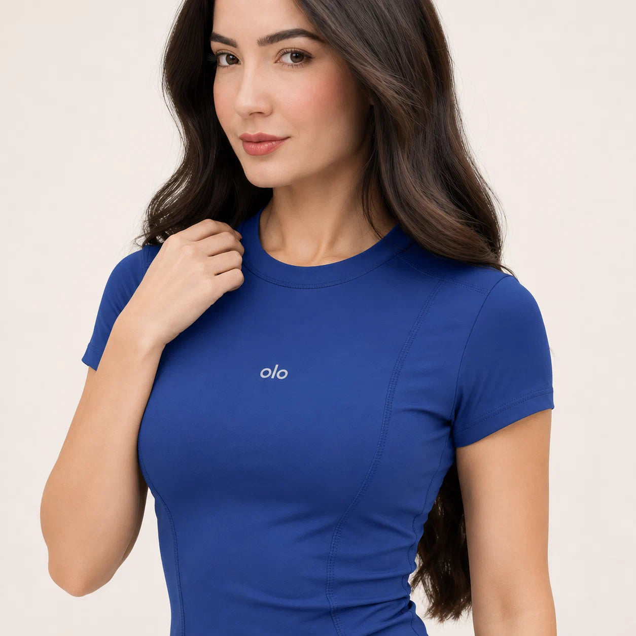 Contour-Seam Fitted Tee