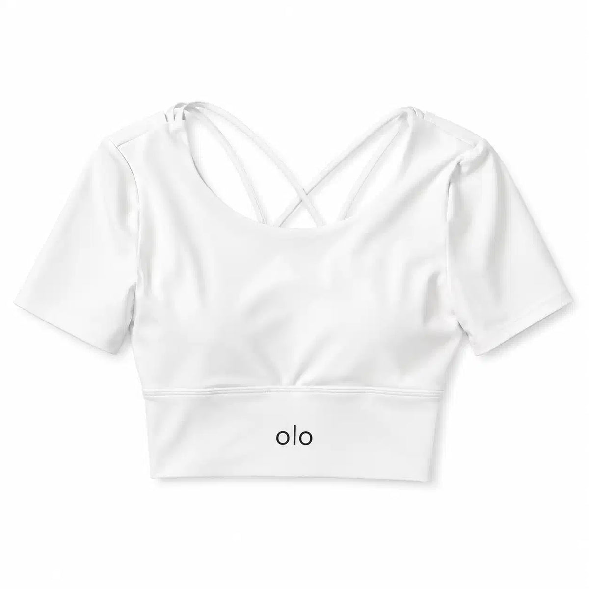 Crisscross Back Crop Top