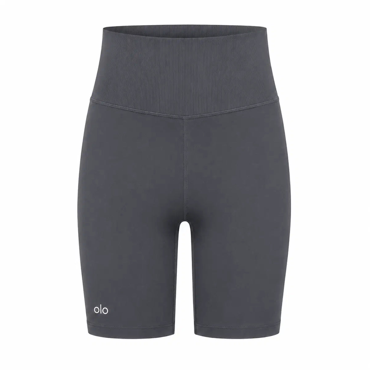 High-Waist Logo Biker Shorts