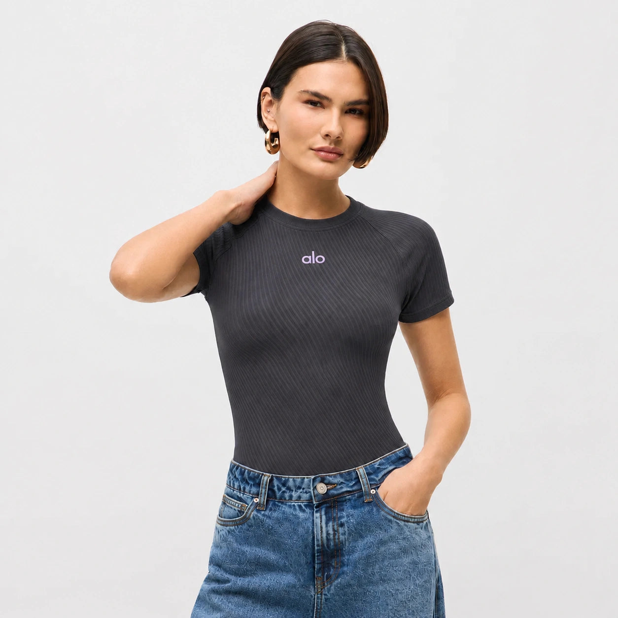 Ribbed Sculpt Training Tee