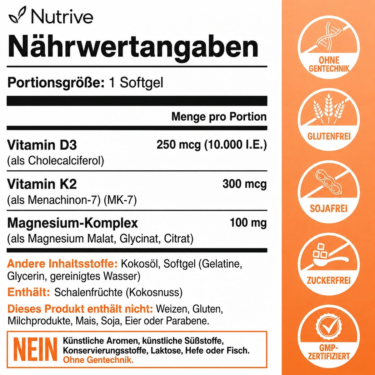 Vitamin D3 & K2