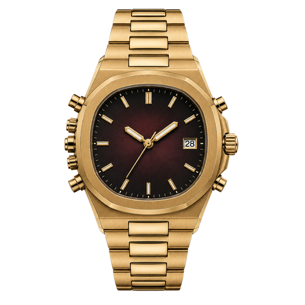 Goldene Rubin Tiefenglut