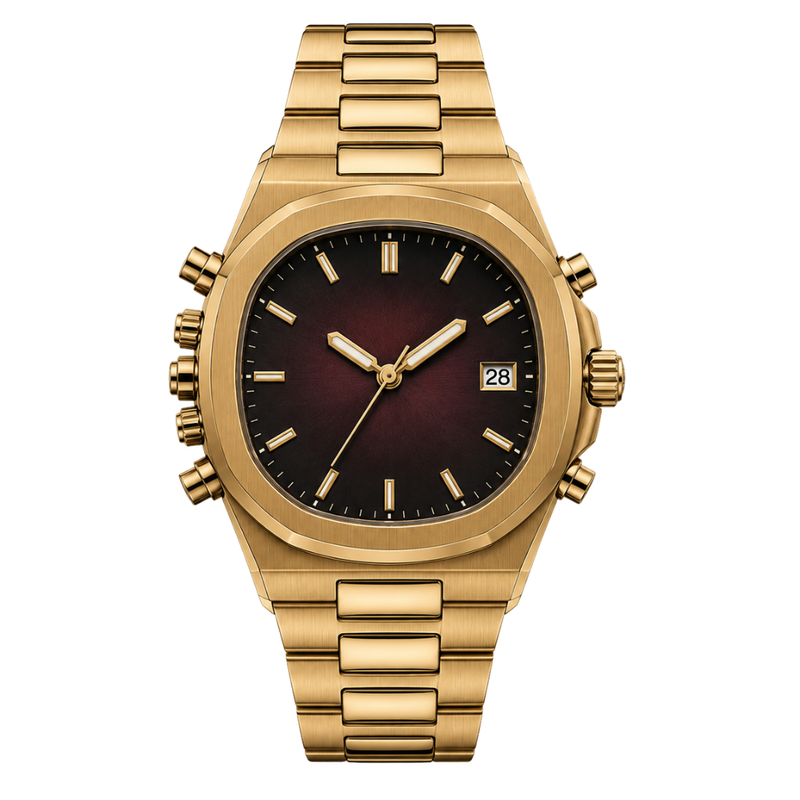 Goldene Rubin Tiefenglut